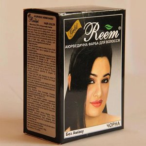 Купить Reem Аюрведична фарба для волосся Чорна в Украине