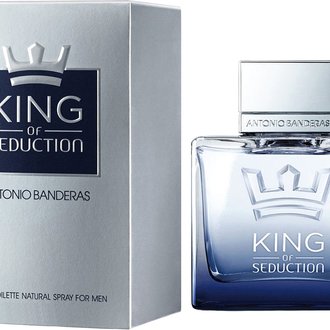 Купить Antonio Banderas King of Seduction For Men edt 100 ml. мужской ( СТОК БЕЗ СПРЕЯ ) в Украине