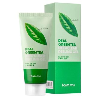 Купить FarmStay Green Tea Deep Clear Peeling Gel Глибоко очищувальний пілінг-гель для обличчя в Украине