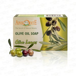 Купити AphrOditE Оливкове мило з оливковими листям в Україні