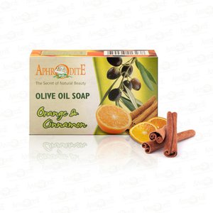 Купить AphrOditE Оливкове мило з маслом апельсина і кориці в Украине