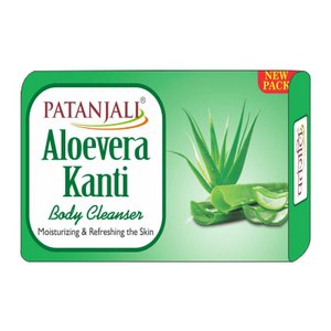 Купить Patanjali Aloe Vera Kanti Body Cleanser Мило зволожуюче з алое вера 125г в Украине