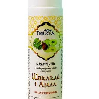 Купить Шампунь з кондиціонером на основі екстракту Шикакай і амли Triuga Herbal в Украине