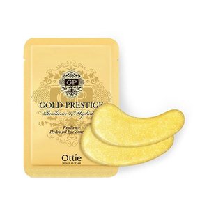 Купить Гідрогелеві патчі для шкіри навколо очей Ottie Gold Prestige Resilience Hydrogel Eye Zone Mask в Украине