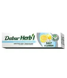 Купить Dabur Herb'l Salt & Lemon Toothpaste Зубна паста відбілююча в Украине