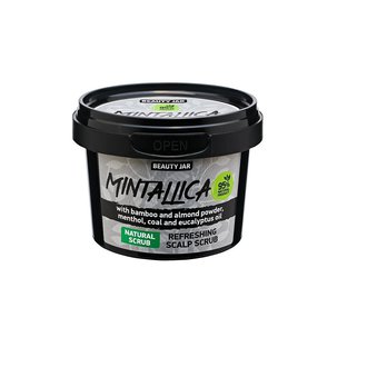 Купить Скраб-шампунь, що очищає для шкіри голови "Mintallica" Beauty Jar в Украине