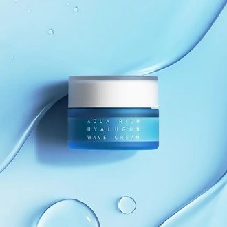 Купить Ottie Aqua Rich Hyaluron Wave Cream Зволожуючий заспокійливий крем-гель в Украине