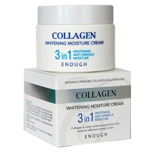 Купить Enough Collagen Whitening Moisture Cream 3in1Крем для обличчя зволожувальний з колагеном, 3в1 в Украине