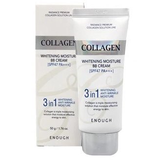 Купить Enough Collagen 3 in1 Whitening Moisture BB Cream SPF47 PA+++ BB-крем з морським колагеном в Украине