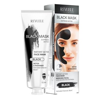Купить Revuele Express Detox Black Mask Моментальна чорна експрес-маска для обличчя в Украине