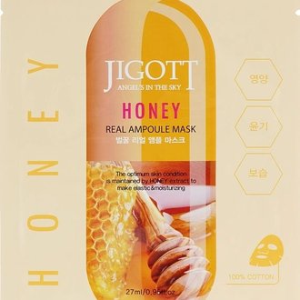 Купить Jigott Real Ampoule Mask Honey Ампульна маска з екстрактом меду в Украине
