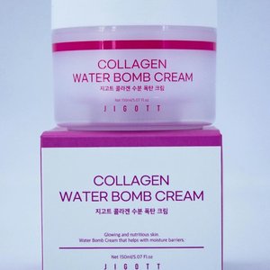 Купить Jigott Collagen Water Bomb Cream Зволожувальний крем для обличчя з колагеном в Украине