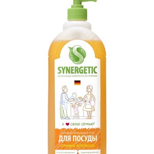 Купить SYNERGETIC Гель для мытья посуды «Сочный апельсин» 1л в Украине