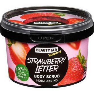 Купить BEAUTY JAR YUMMY Скраб для тіла "Полуничний лист ", 360г в Украине