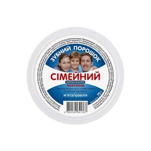 Купить DENTOGIN Зубний порошок “СІМЕЙНИЙ” універсальний,75г в Украине
