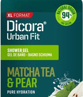 Купить Dicora Urban Fit Гель для душу Очищаючий Детокс "Чай Матча та груша", 825 мл в Украине