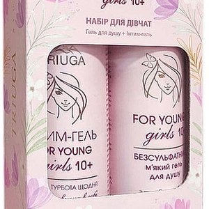 Купить Triuga Набір для дівчаток «For young girls» 10+ Гель для душу, Гель для інтимної гігієни в Украине