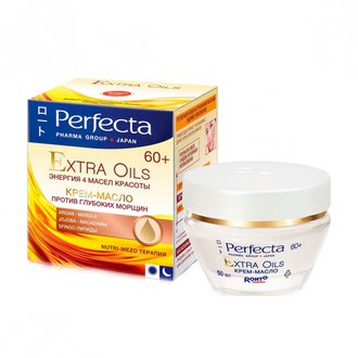 Купить Perfecta Pharma Group Japan Extra Oils 60+ Крем-масло для обличчя проти зморшок в Украине