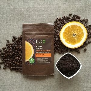 Купить EO Laboratorie Скраб для тіла кава & Апельсин свіжість і Тонус в Украине
