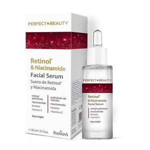 Купить Farmona Perfect Beauty Retinol & Niacinamide Facial Serum Сироватка для обличчя зволожувальна проти зморщок з ретинолом та ніацинамідом на день-ніч в Украине