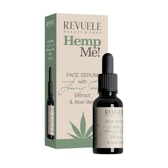 Купить Revuele Hemp Me! Face Serum With Hemp Seed Сироватка для обличчя з конопляною олією в Украине