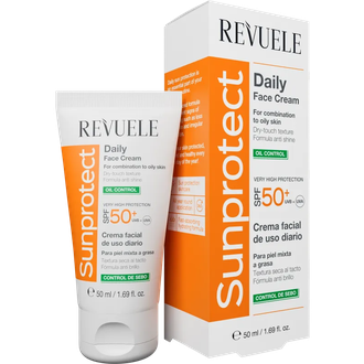 Купить Revuele Крем сонцезахисний для обличчя та тіла Контроль жиру SPF50+ в Украине