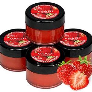 Купить Бальзам для губ з полуницею Vaadi Herbals Strawberry lip Balm в Украине