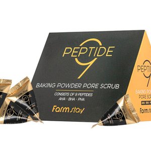 Купить FarmStay Peptide 9 BakingPowder Pore Scrub, Скраб для обличчя з пептидами та кислотами  - 1 шт*7 мл в Украине