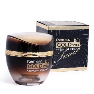 Купить Крем із золотом і муцином равлика FarmStay Gold Snail Premium Cream в Украине