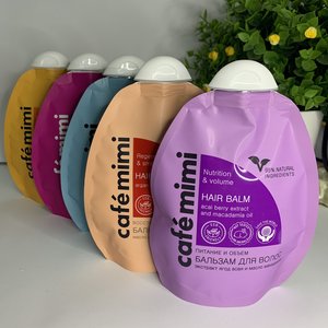 Купить Café mimi Бальзам для волосся "живлення та об'єм" дой-пак 100мл в Украине