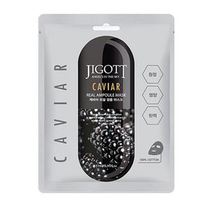Купить Jigott Caviar Real Ampoule Mask Ампульна маска "Ікра" в Украине