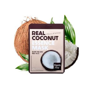 Купить FarmStay Real Coconut Essence Mask Тканинна маска для обличчя з екстрактом кокоса в Украине