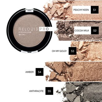 Купить Тіні Д / повік Relouis Pro Eyeshadow METAL в Украине