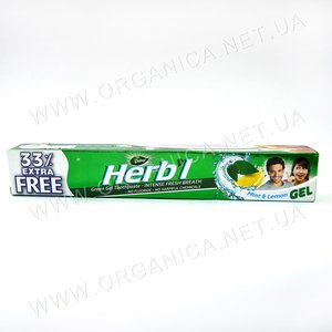 Купить Органическая зубная паста мята и лимон фреш гель Dabur в Украине