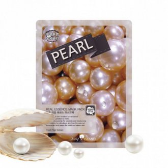 Купить May Island Real Essence Pearl Mask Pack Маска для обличчя тканинна  з перлами в Украине