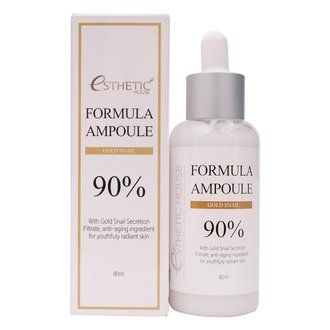 Купить Сироватка для обличчя ТМ ESTHETIC HOUSE FORMULA AMPOULE GOLD SNAIL - 80 МЛ в Украине