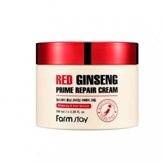 Купить FarmStay Red Ginseng Відновлювальний антивіковий крем з екстрактом червоного женьшеню -FarmStay Red Ginseng Prime Repair Cream в Украине