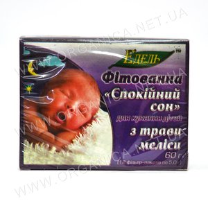 Купить Фітованна "спокійний сон" для купання дітей з трави меліси в Украине