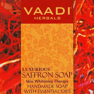 Купить Vaadi Herbals Soap Мило відбілювальне "Розкішний шафран" в Украине