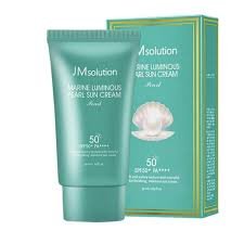 Купить Сонцезахисний крем для обличчя й тіла з екстрактом перлів Marine Luminous Pearl Sun Cream SPF 50+, JMSOLUTION - 50 мл в Украине