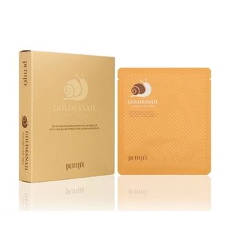Купить Маска для обличчя гідрогелева Petitfee Gold&Snail Transparent Gel Mask Pack Золото-Муцин Равлика в Украине