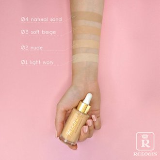 Купить Relouis Paradiso Satin Fluid Foundation тональний крем-флюїд c сатиновим фінішем тон:03 в Украине