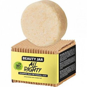 Купить Beauty Jar All Right Твердий шампунь для нормального волосся 65 г в Украине