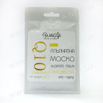 Купить Альгінатна маска "Антивікова" з коензимом Q10 WildLife в Украине