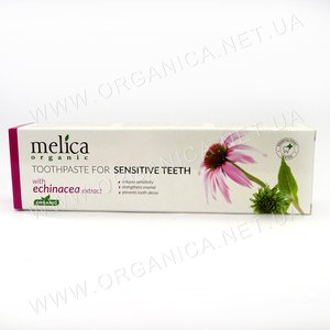 Купить Зубная паста Melica Organic c экстрактом эхинацеи 100 мл в Украине