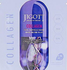 Купить Jigott Collagen Real Ampoule Mask Ампульна маска з колагеном в Украине