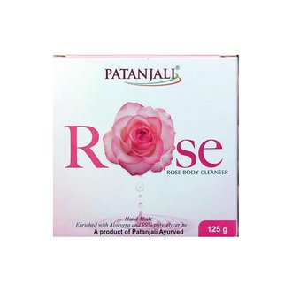 Купить Patanjali Hand Made Rose Body Cleanser Мило ручної роботи Роза в Украине