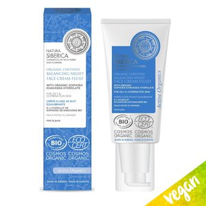 Купить Natura Siberica Organic Certified Нічний крем для обличчя Баланс для жирної та комбінованої шкіри 50мл в Украине