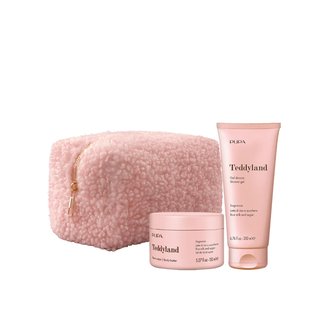 Купить Pupa Teddyland Rice Milk And Sugar set ( гель для душу 200 мл. + скраб для тіла 150 мл. + косметичка ) ( НАБІР ) в Украине