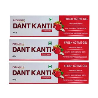 Купить Patanjali Dant Kanti Fresh Active Gel Зубна паста Дант Канті Фреш Актив Гель в Украине